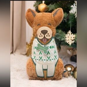 Holiday Puppy Pillow